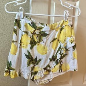 Lucca lemon skort